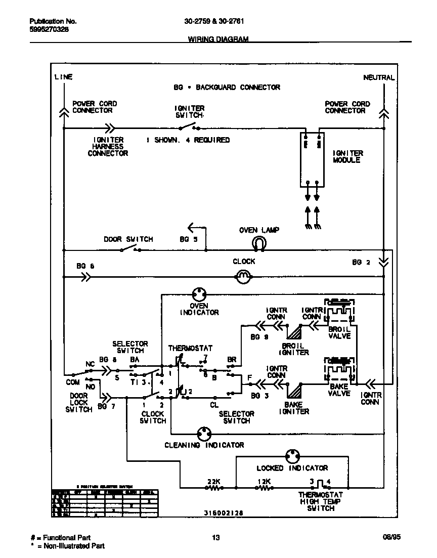 Tappan 30-2759-00-10 wiring diagram diagram