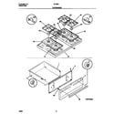 Tappan 30-3863-00-05 top/drawer diagram