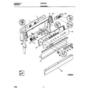 Universal/Multiflex (Frigidaire) MEF322BBDD backguard diagram
