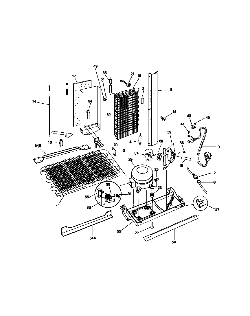 Frigidaire F45WR22CW1 system diagram