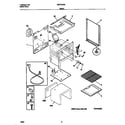 Universal/Multiflex (Frigidaire) MGF322BBWC body diagram