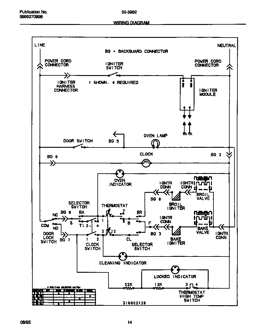 Tappan 30-3982-00-06 wiring diagram diagram