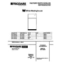 White-Westinghouse WRT16QRCZ0 cover diagram