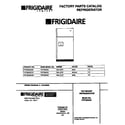 Frigidaire FRT26XGCW1 cover diagram