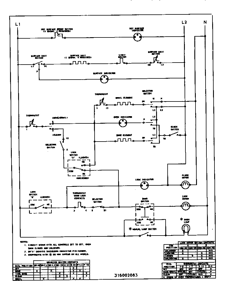 Tappan TEF357BCDA wiring diagram diagram
