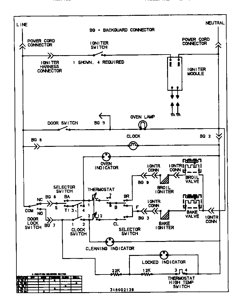 Tappan 30-4282-00-04 wiring diagram diagram