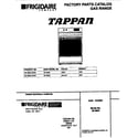 Tappan 30-3852-23-05 cover diagram