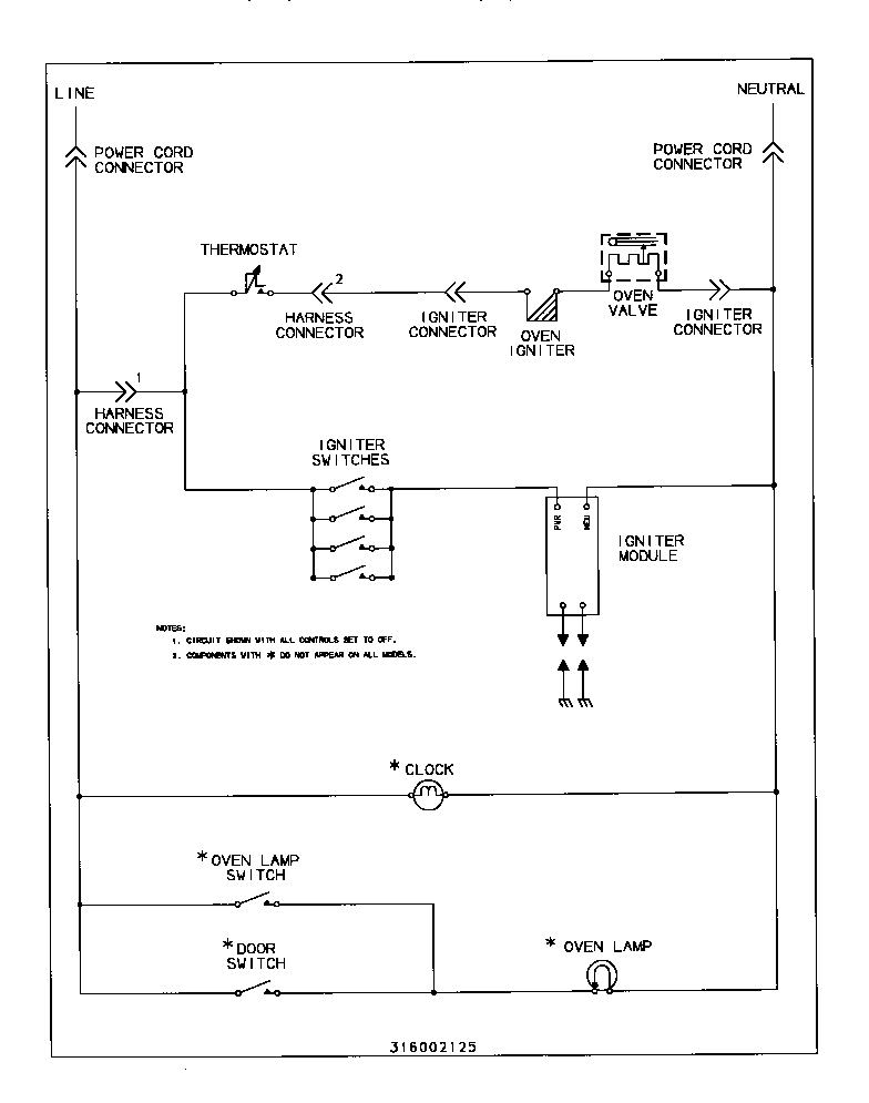 Tappan TGF335BCWA wiring diagram diagram