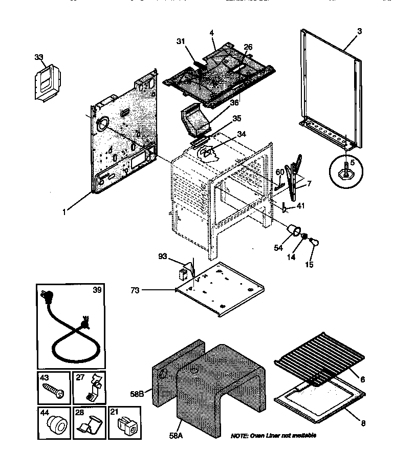 Tappan 30-2232-23-04 body diagram