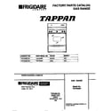Tappan TGF332BCDA cover diagram