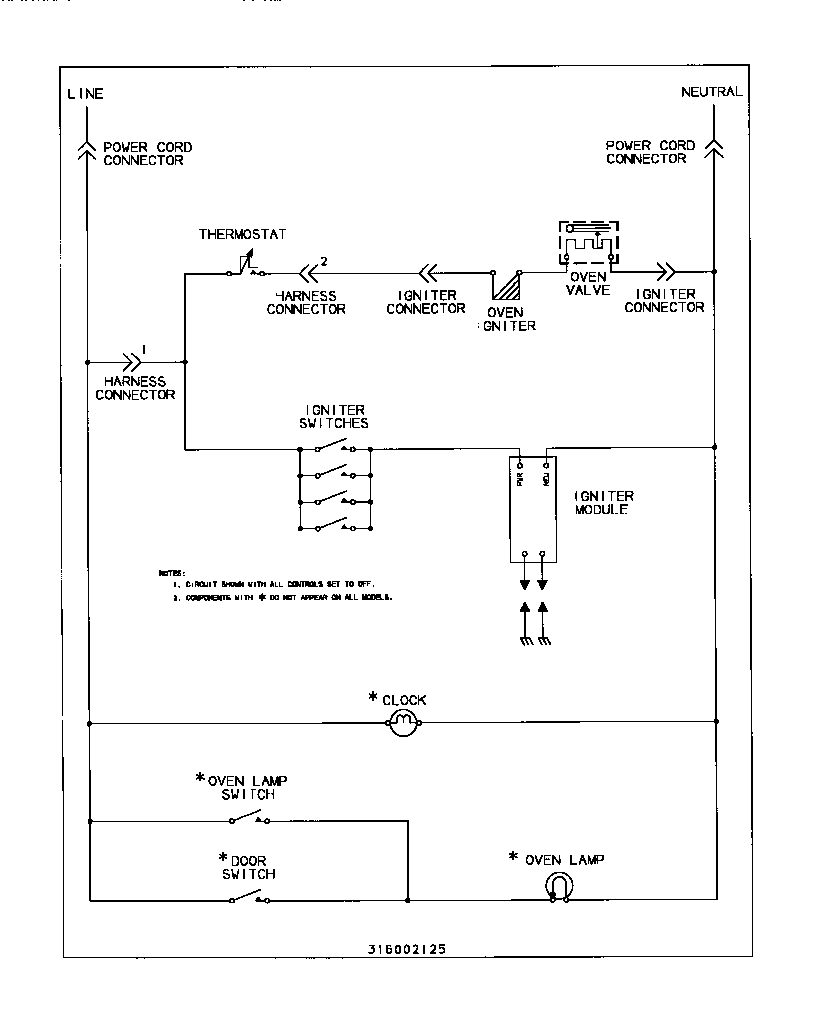 Tappan TGF332BCWA wiring diagram diagram