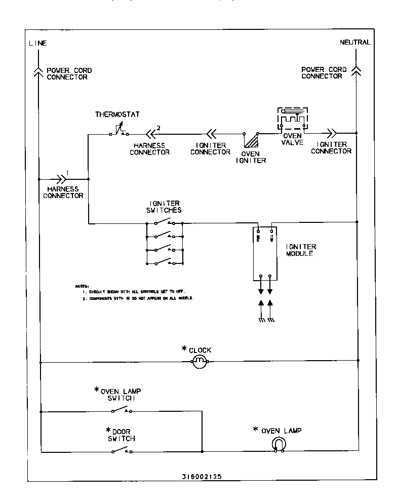 Tappan TGF330WCWA wiring diagram diagram