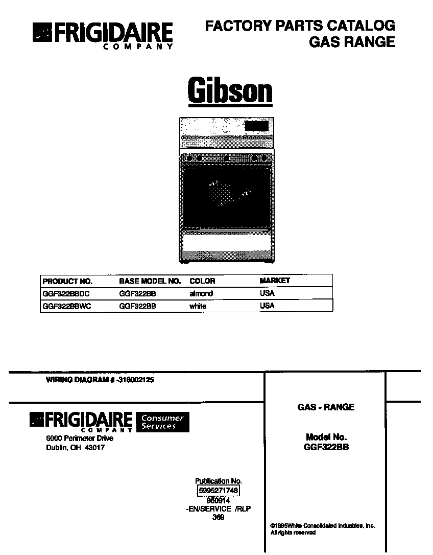 Gibson GGF322BBDC cover diagram
