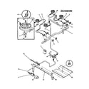 White-Westinghouse WGF325BAWB burner diagram