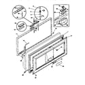 Frigidaire FFC23M7CW2 door diagram