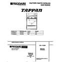 Tappan TGF334BCWA cover diagram