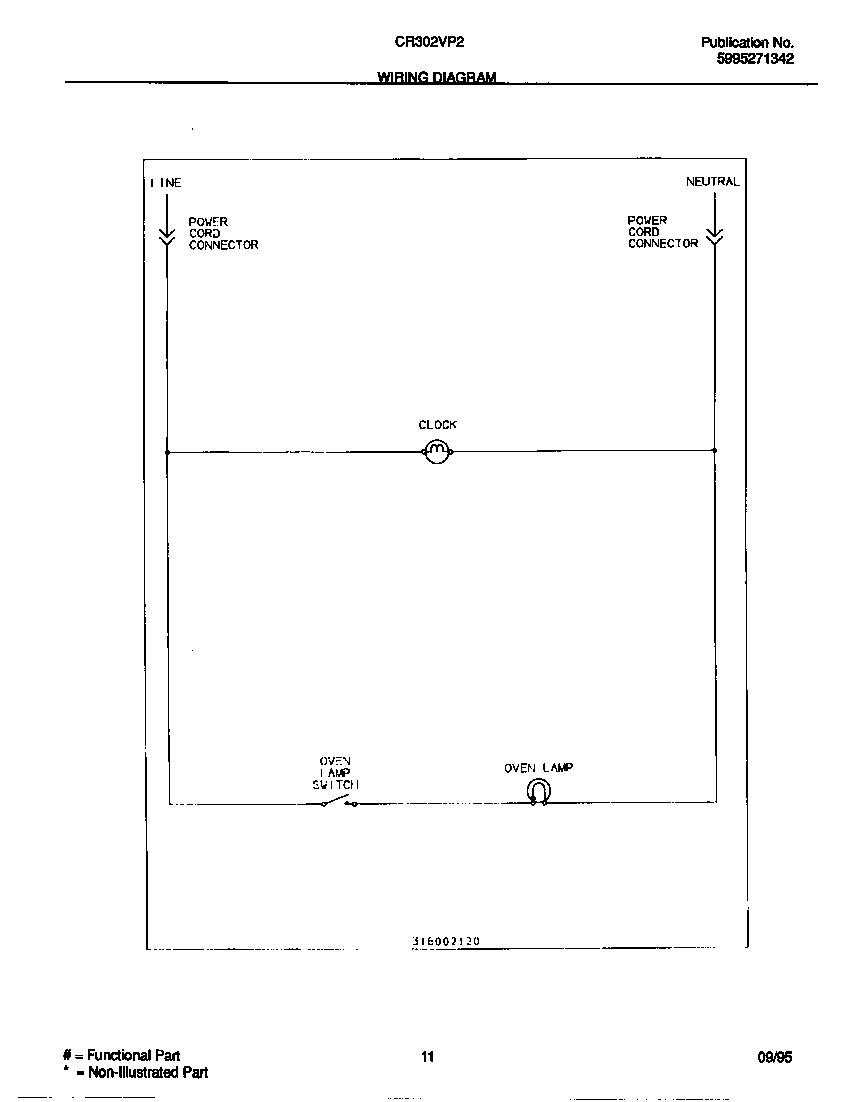 White-Westinghouse CR302VP2W03 wiring diagram diagram