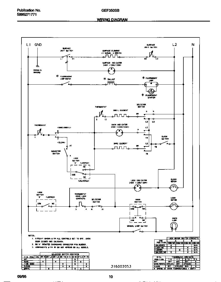 Gibson GEF350SBWB wiring diagram diagram