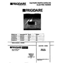 Frigidaire FED300WCWA cover diagram