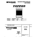 Tappan TGF331SCWA cover diagram