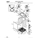 Frigidaire FWX445NBS3 cabinet/top diagram
