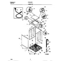 White-Westinghouse WWX433RBW3 cabinet/top diagram
