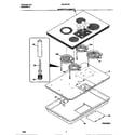 Frigidaire FEC3X7XATB main top/elements diagram