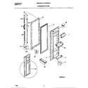 White-Westinghouse WRS22WRCW1 refrigerator door diagram