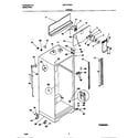 Universal/Multiflex (Frigidaire) MRT21GNCW1 cabinet diagram