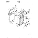 Universal/Multiflex (Frigidaire) MRT15DRCW2 door diagram