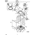 Frigidaire FWS445RBT2 cabinet/top diagram