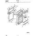 Universal/Multiflex (Frigidaire) MRT18PNCD1 door diagram