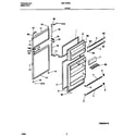 Universal/Multiflex (Frigidaire) MRT18TRCD1 door diagram