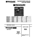 Frigidaire FED355CCBB cover diagram