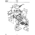 Frigidaire FED355CCBB body diagram