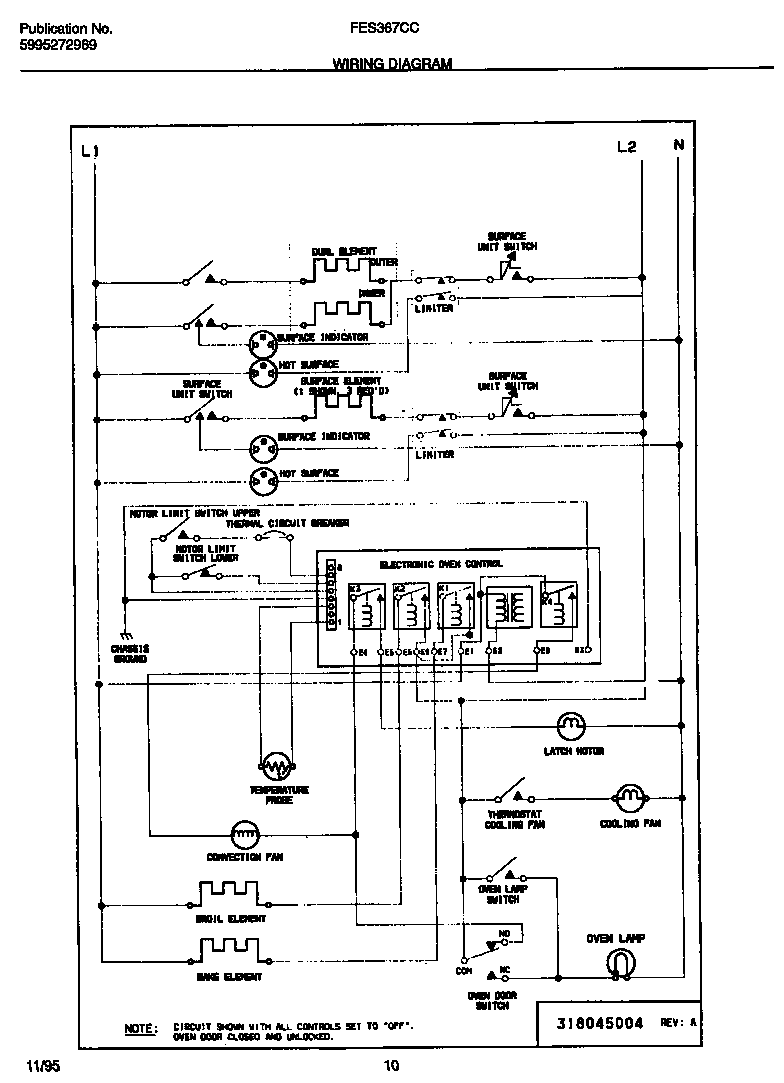 Frigidaire FES367CCS1 wiring diagram diagram
