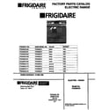 Frigidaire FES355CCBA cover diagram