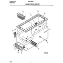 Universal/Multiflex (Frigidaire) MFC23M4BW4 cabinet/control/shelves diagram