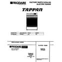Tappan TEF356SCWB cover diagram