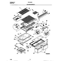 White-Westinghouse WRT21NRCD1 shelves/controls diagram