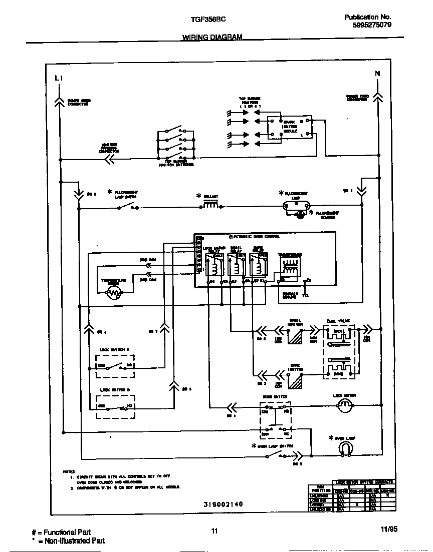 Tappan TGF356BCDB wiring diagram diagram