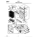 Frigidaire FFU20F9CW1 cabinet/control/shelves diagram