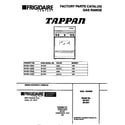 Tappan 30-2241-00-09 cover diagram