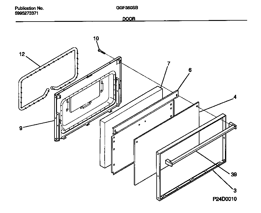 Gibson GGF350SBWB door diagram