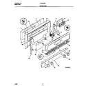 Frigidaire FGF350BBWB backguard diagram