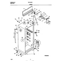 White-Westinghouse WRT16CGCW2 cabinet diagram