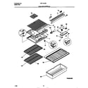 White-Westinghouse WRT16CGCW2 shelves/controls diagram