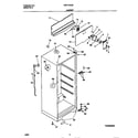 White-Westinghouse WRT13CGBD2 cabinet diagram