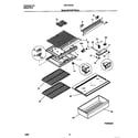 White-Westinghouse WRT13CGBD2 shelves/controls diagram