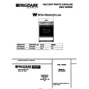 White-Westinghouse WGF325BADC cover diagram